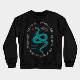 Rattle snake desert california Crewneck Sweatshirt